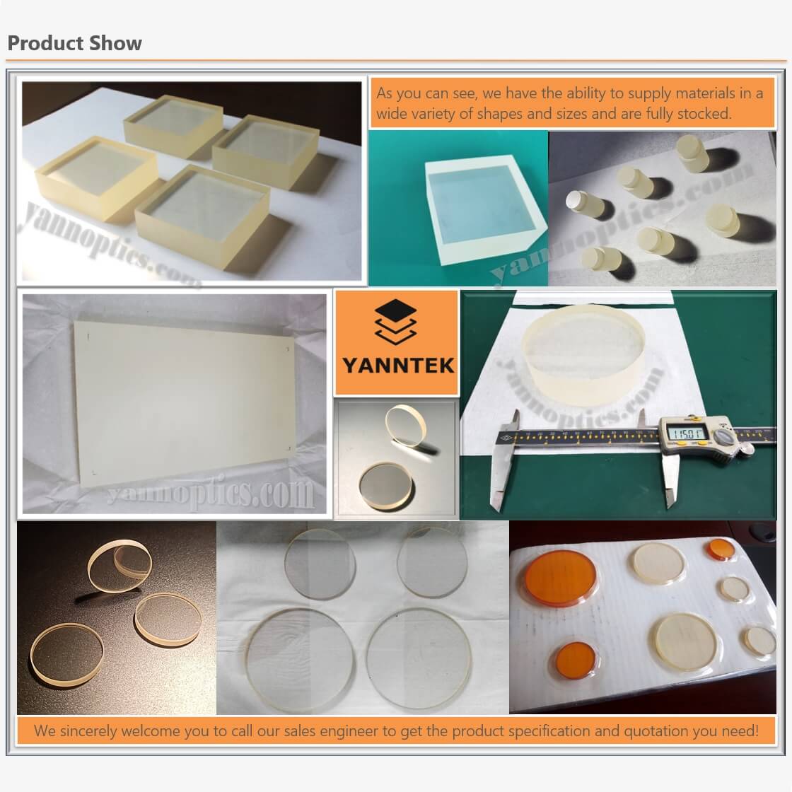 CVD Zinc Sulfide & Cleartran丨ZnS Material Formed blanks